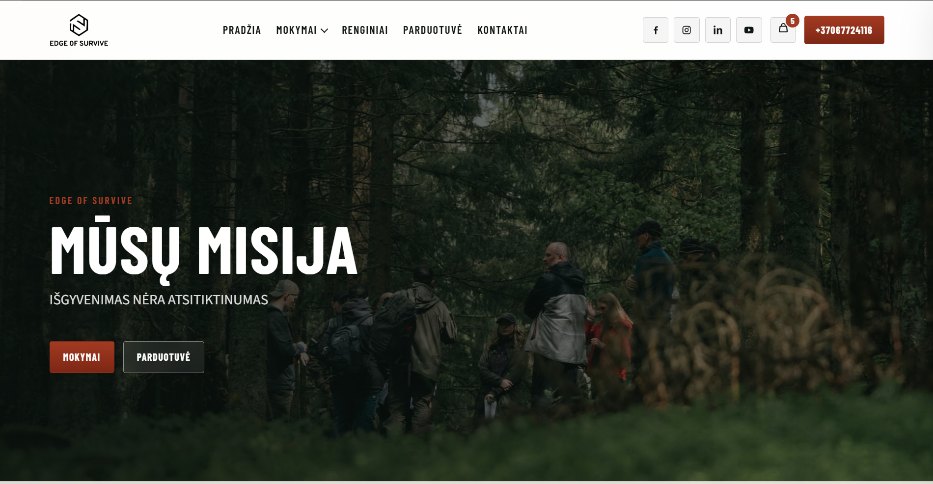 Edge of Survive projekto vaizdas